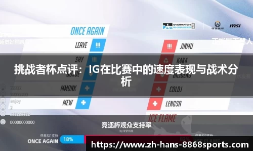 挑战者杯点评：IG在比赛中的速度表现与战术分析